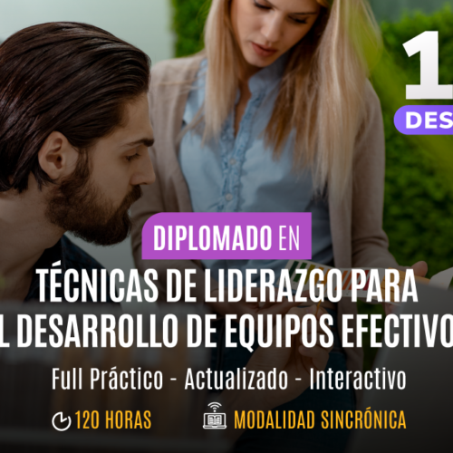 banner tec de liderazgo equipos efectivos