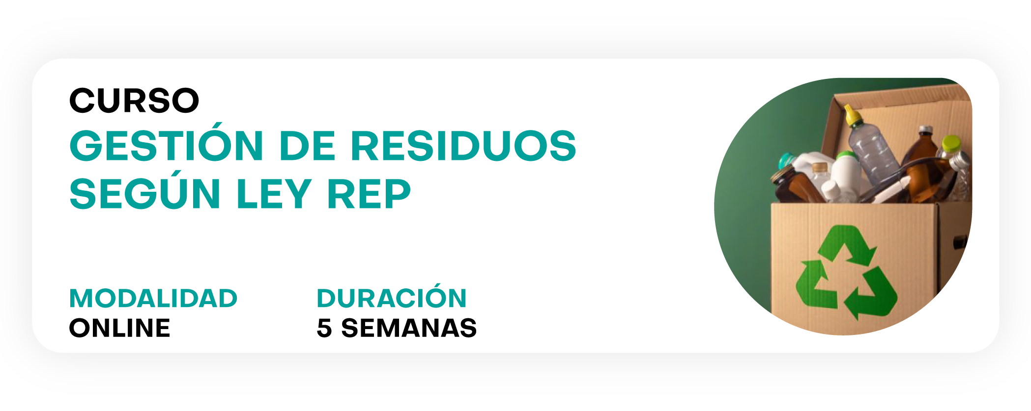 Curso gestión de residuos según ley REP