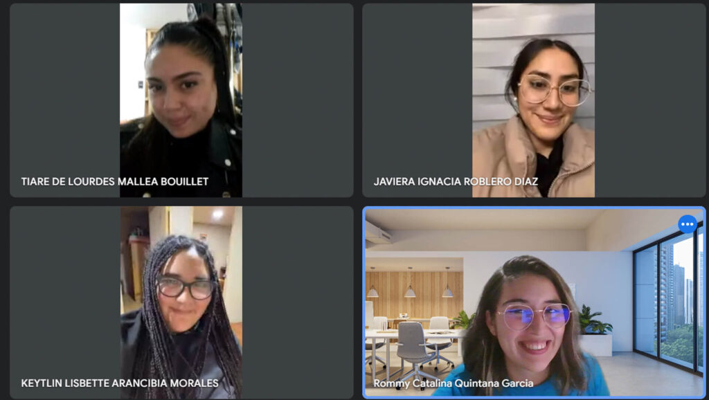 Alumnos de Duoc UC participando en PCMA Global Student Competition 2024