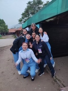 Equipo de salud en Peregrinación Juvenil Duoc UC