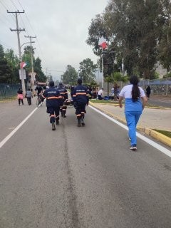 Equipo de salud en Peregrinación Juvenil Duoc UC