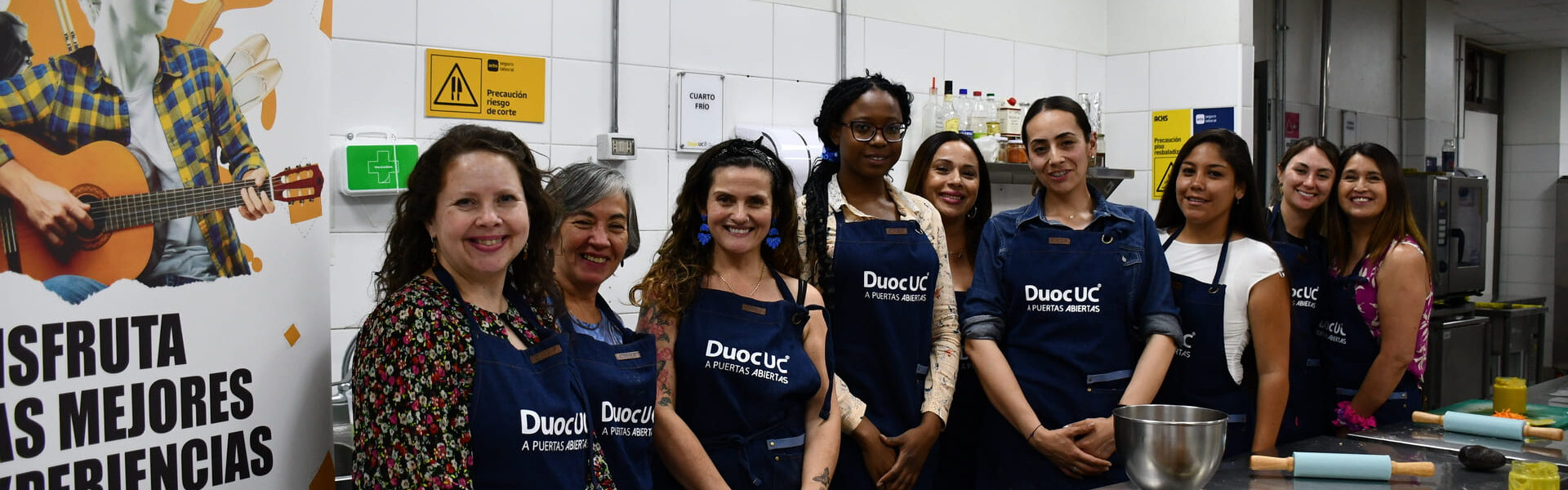 Clases de cocina con Connie Achurra en Duoc UC
