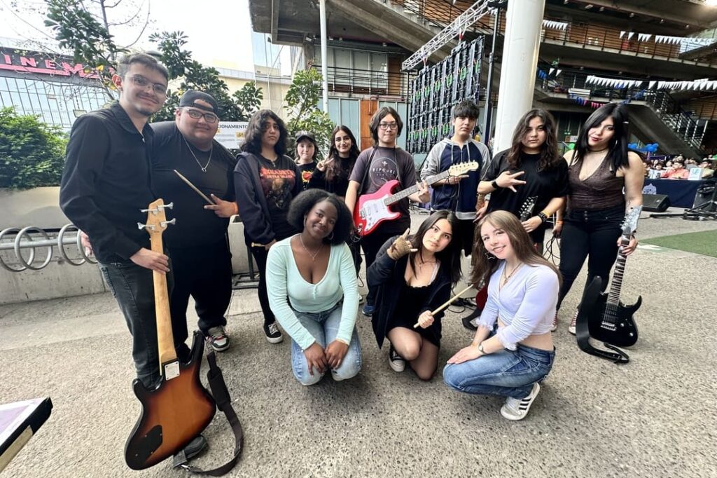 Banda participante en el concurso
