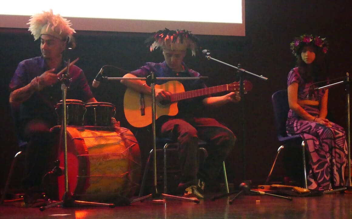 Músicos de gala Rapa Nui Duoc UC San Bernardo
