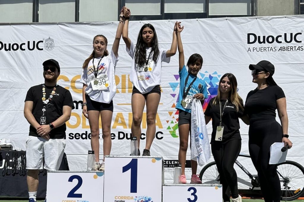podio de ganadores