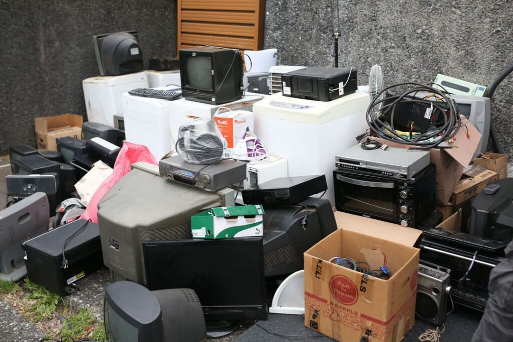 Reciclaje de televisores y lavadoras
