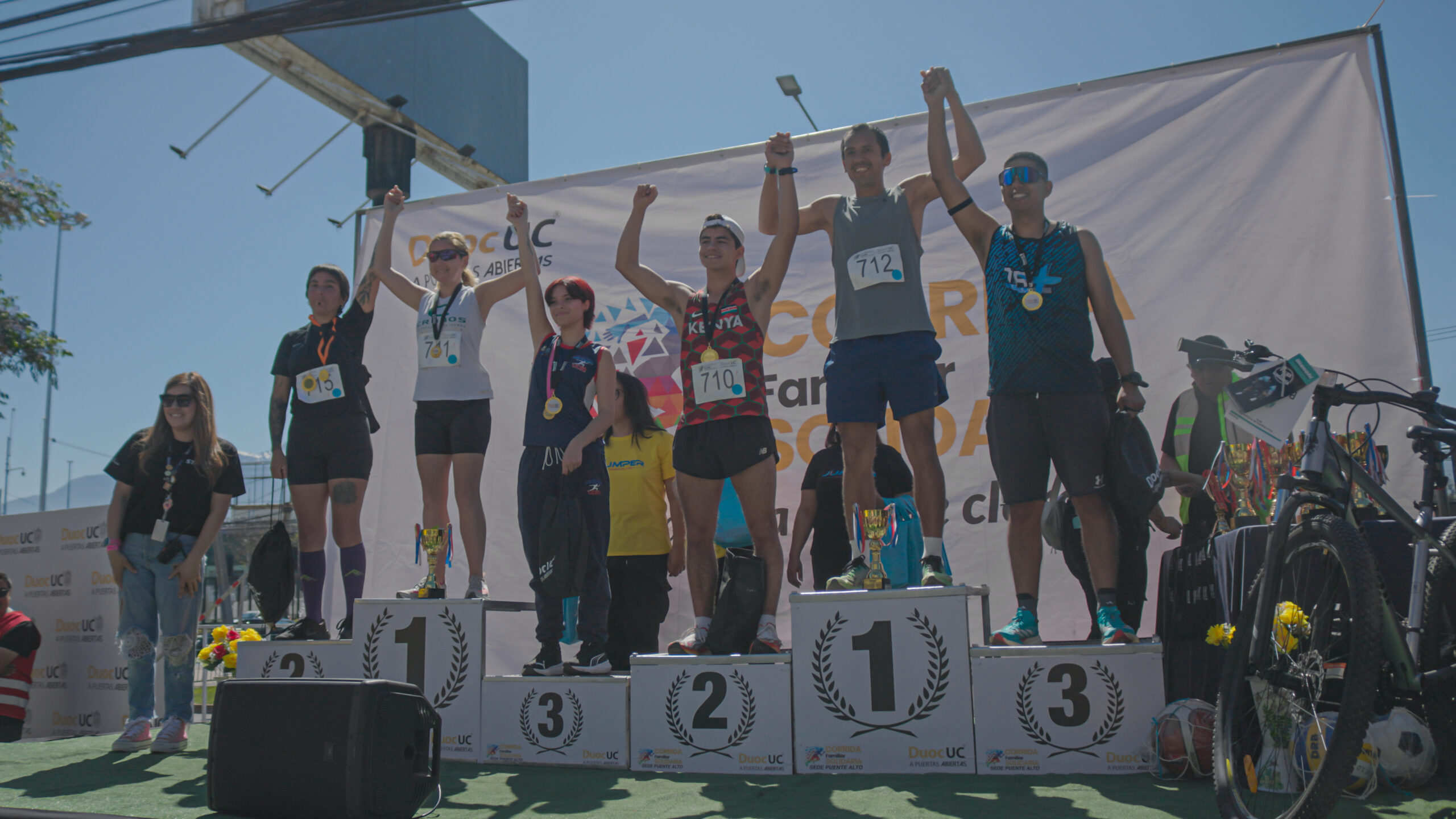 Participantes de una corrida